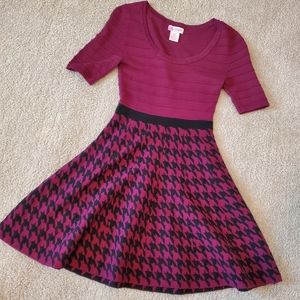 Houndstooth Dress